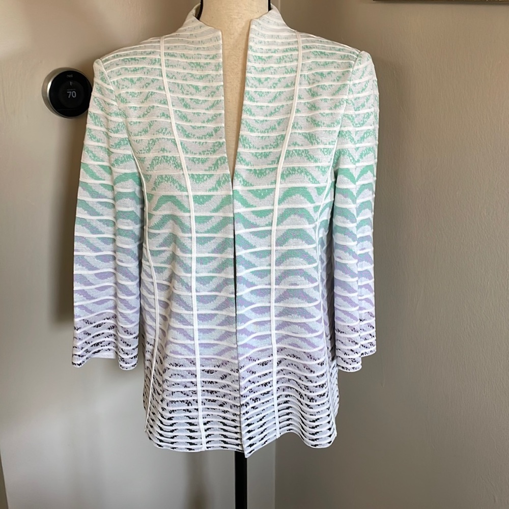 MING WANG knit blazer
